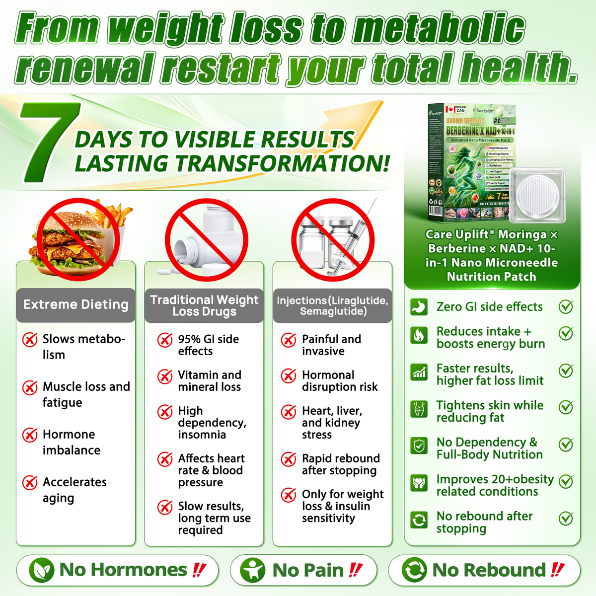 30𝑶𝒇𝒇𝒊𝒄𝒊𝒂𝒍 𝑺𝒕𝒐𝒓𝒆 | 𝐍𝐞𝐰!🍀𝐂𝐚𝐫𝐞𝐔𝐩𝐥𝐢𝐟𝐭® 𝐁𝐫𝐨𝐰𝐧 𝐒𝐞𝐚𝐰𝐞𝐞𝐝× 𝐁𝐞𝐫𝐛𝐞𝐫𝐢𝐧𝐞× 𝐍𝐃𝐀+ 𝟏𝟎-𝐢𝐧-𝟏 𝐍𝐚𝐧𝐨 𝐌𝐢𝐜𝐫𝐨𝐧𝐞𝐞𝐝𝐥𝐞 𝐏𝐚𝐭𝐜𝐡(𝐉𝐮𝐬𝐭 𝐨𝐧𝐜𝐞 𝐚 𝐝𝐚𝐲, 𝐯𝐢𝐬𝐢𝐛𝐥𝐞 𝐜𝐡𝐚𝐧𝐠𝐞𝐬 𝐢𝐧 𝟕 𝐝𝐚𝐲𝐬）𝘽𝙚𝙧𝙗𝙚𝙧𝙞𝙣𝙚 + 𝐁𝐫𝐨𝐰𝐧 𝐒𝐞𝐚𝐰𝐞𝐞𝐝 𝙁𝙤𝙧𝙢𝙪𝙡𝙖 ✅ 𝐅𝐨𝐫 𝐨𝐛𝐞𝐬𝐢𝐭𝐲, 𝗟𝗼𝗼𝘀𝗲 𝘀𝗸𝗶𝗻,𝐝𝐢𝐚𝐛𝐞𝐭𝐞𝐬, 𝐬𝐥𝐞𝐞𝐩 𝐚𝐩𝐧𝐞𝐚, 𝐣𝐨𝐢𝐧𝐭 𝐢𝐬𝐬𝐮𝐞𝐬, 𝐚𝐧𝐝 𝐦𝐨𝐫𝐞💯💯（副本）